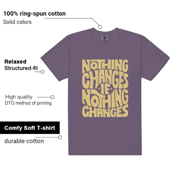 Nothing Changes Shirt to match Kobe Protro Mamba Mentality features