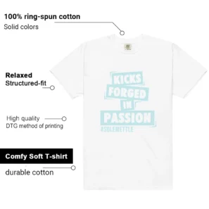 Passion Kicks Tee - Perfect Match for Nike Dunk Low Glacier Blue features