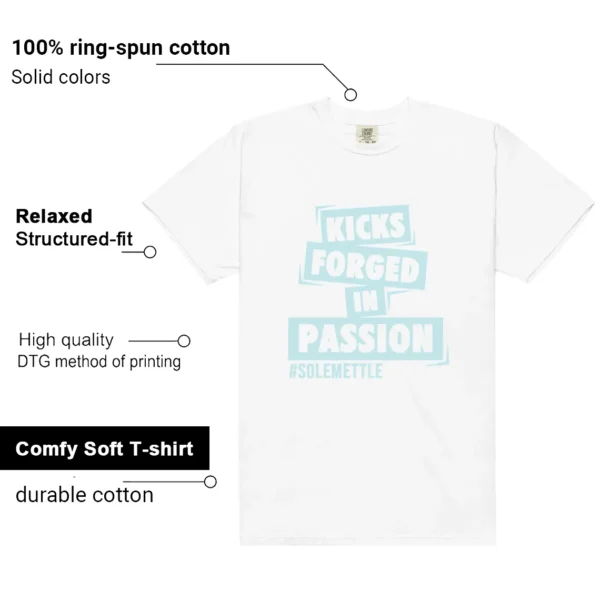 Passion Kicks Tee - Perfect Match for Nike Dunk Low Glacier Blue features