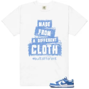Polar Blue Dunk Built Different Tee | LitGoat Premium Streetwear