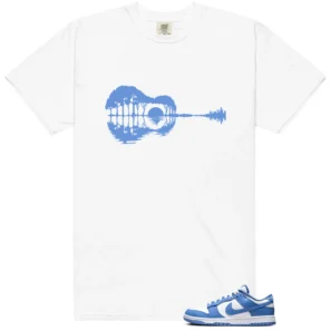 Polar Blue Dunk Guitar Trees Tee | Music Meets Nature Streetwear