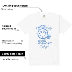 Polar Blue Dunk Matching Tee Shirt - Match Energy features