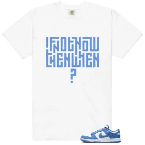 Polar Blue Dunk Style T-shirt Motivational Graphic