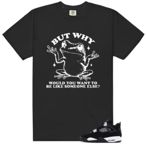 Retro 4 White Thunder But Why Shirt