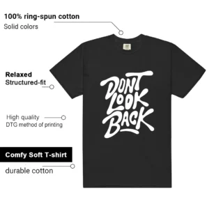 Retro 4 White Thunder Dont Look Back Shirt features