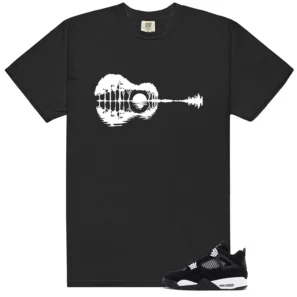 Retro 4 White Thunder Guitar Shirt