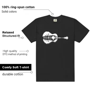 Retro 4 White Thunder Guitar Shirt features