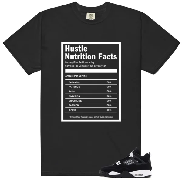 Retro 4 White Thunder Hustle Facts Shirt