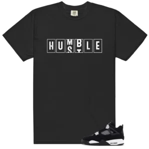 Retro 4 White Thunder Hustle Humble Shirt