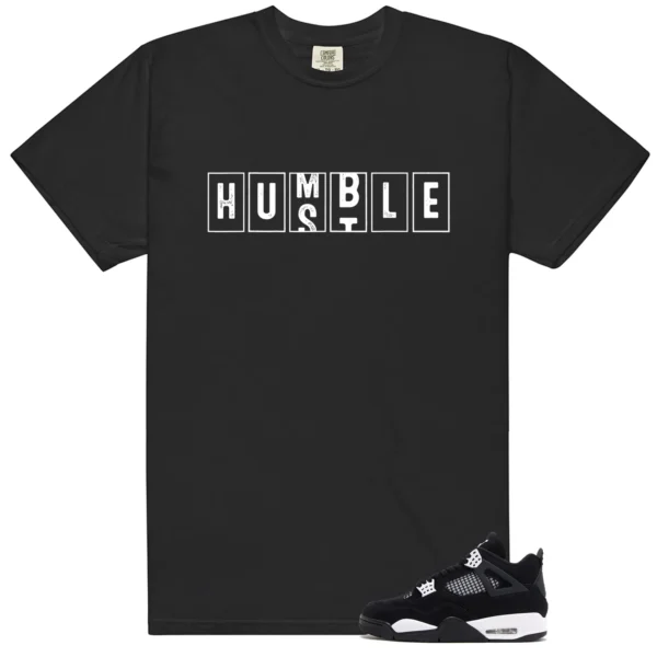 Retro 4 White Thunder Hustle Humble Shirt
