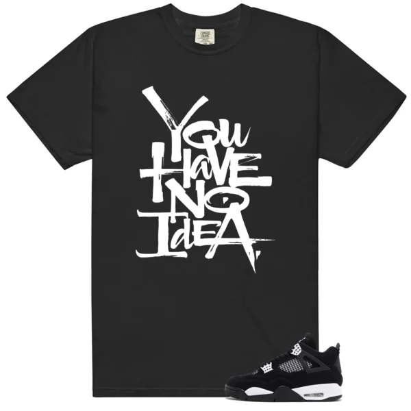 Retro 4 White Thunder No Idea Shirt