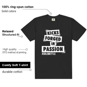 Retro 4 White Thunder Passion Kicks Shirt features
