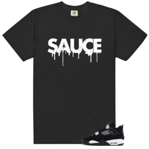 Retro 4 White Thunder Sauce Shirt