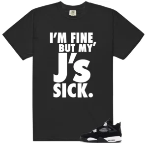Retro 4 White Thunder Sick J's Shirt