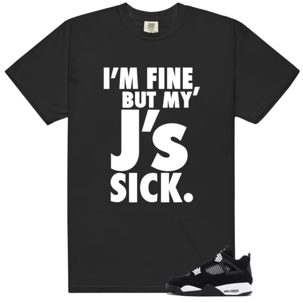 Retro 4 White Thunder Sick J's Shirt
