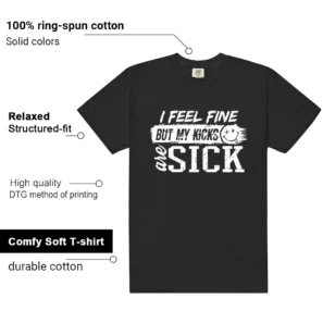 Retro 4 White Thunder Sick Kicks Shirt features