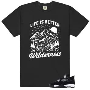 Retro 4 White Thunder Wilderness Shirt