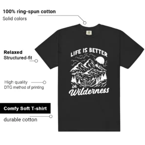 Retro 4 White Thunder Wilderness Shirt features