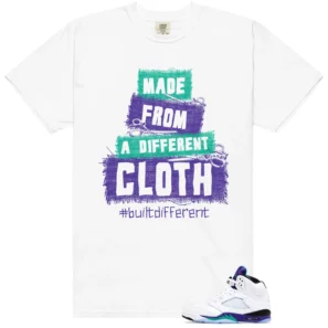 Retro 5 Grape Built Different Shirt