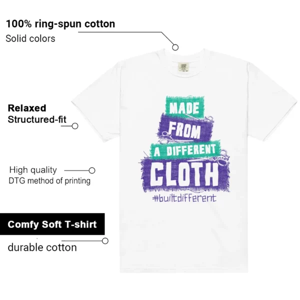 Retro 5 Grape Built Different Shirt features