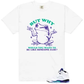 Retro 5 Grape But Why Shirt