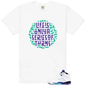 Retro 5 Grape Life Turns Shirt