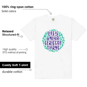 Retro 5 Grape Life Turns Shirt features