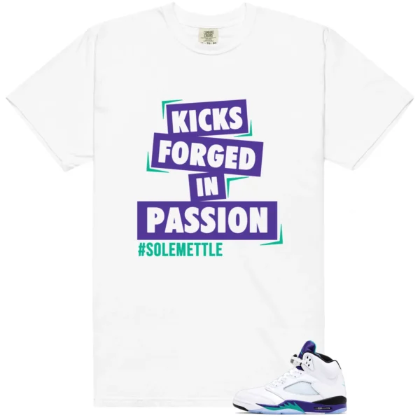 Retro 5 Grape Passion Kicks Shirt