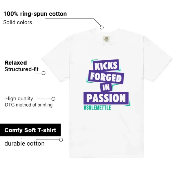 Retro 5 Grape Passion Kicks Shirt features