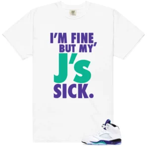 Retro 5 Grape Sick J's Shirt