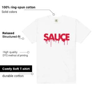 Sauce Tee to Match Your Nike Dunk Low SP St. John's features
