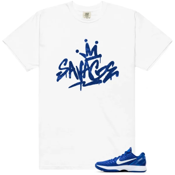 Savage Style Shirt for Nike Kobe 6 Protro Dodgers Lovers