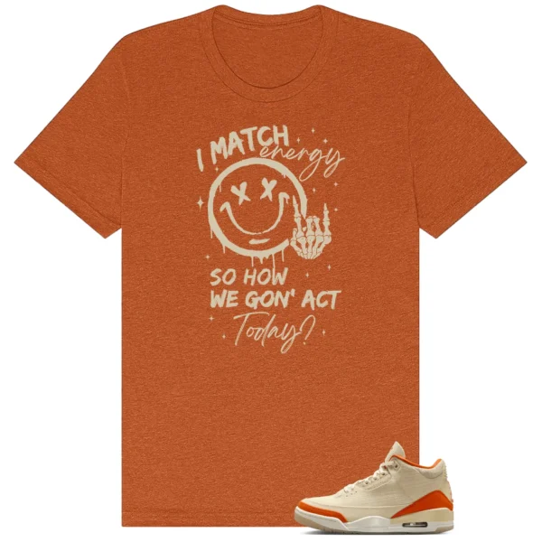 Shirt To Match 3s Retro WMNS Starfish Match Energy Graphic