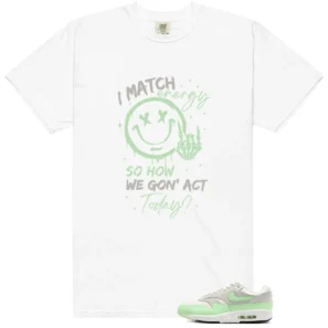 Shirt To Match Essential Vapor Green Match Energy Graphic