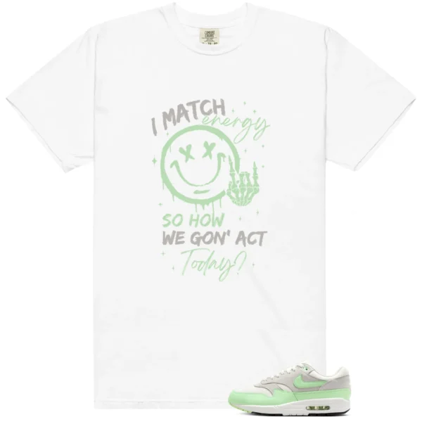 Shirt To Match Essential Vapor Green Match Energy Graphic