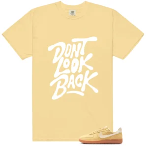 Shirt To Match Field General Butter Soft Yellow Dont Look Back Graphic