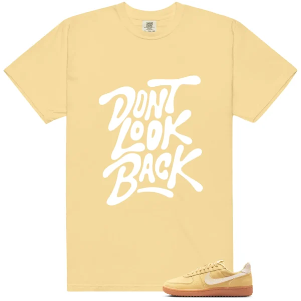 Shirt To Match Field General Butter Soft Yellow Dont Look Back Graphic