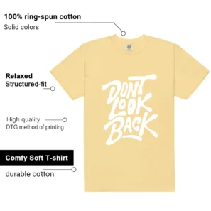 Shirt To Match Field General Butter Soft Yellow Dont Look Back Graphic features