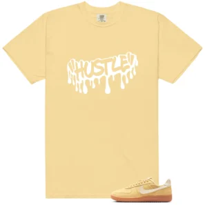 Shirt To Match Field General Butter Soft Yellow Hustle Drip Graphic