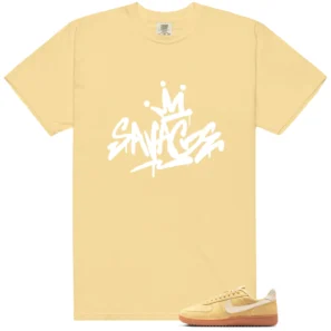 Shirt To Match Field General Butter Soft Yellow Savage Graphic