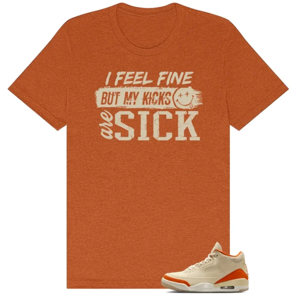 Sick Kicks Shirt to match 3s Retro WMNS Starfish