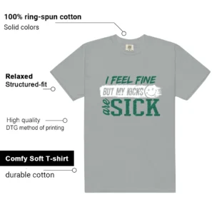 Sick Kicks Shirt to match Essential Evergreen Aura features