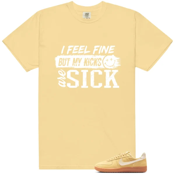 Sick Kicks Shirt to match Field General Butter Soft Yellow