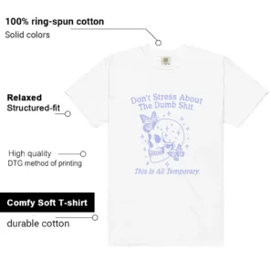 Style Nike Dunk Low Next Nature Lilac With This Don't Stress TShirt features