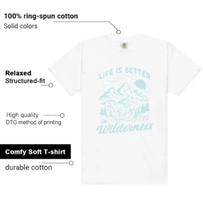 Wilderness Tee - Perfect with Nike Dunk Low Glacier Blue features