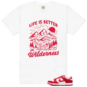 Wilderness Tee - Perfect with Nike Dunk Low SP St. John's