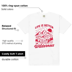 Wilderness Tee - Perfect with Nike Dunk Low SP St. John's features