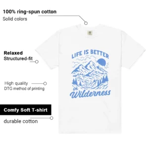 Wilderness Tee - Perfect with Polar Blue Dunk features