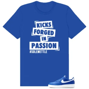 Air Force 1 Low College Blue Passion Kicks Graphic Shirt