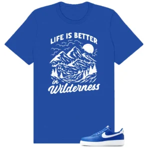 Air Force 1 Low College Blue Wilderness Shirt